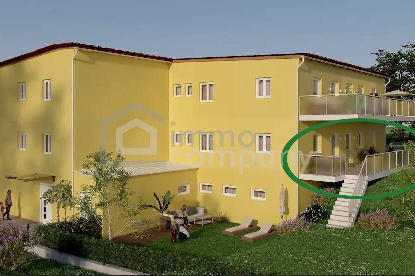 Seniorenwohnungen mit +PLUS+ in wunderbarer Grünruhelage / Top 3 - 1.OG - 128 m² - 4 Zimmer - Terrasse - Garage / Bezug 2026, Wohnung-kauf, 499.000,€, 7000 Eisenstadt(Stadt)