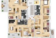 Smart geschnitte 3-Zimmer-Wohnung mit privatem Garten
