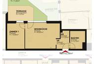 Erstbezug zum Wohlfühlen: 2-Zimmer-Wohnung mit Garten und Terrasse