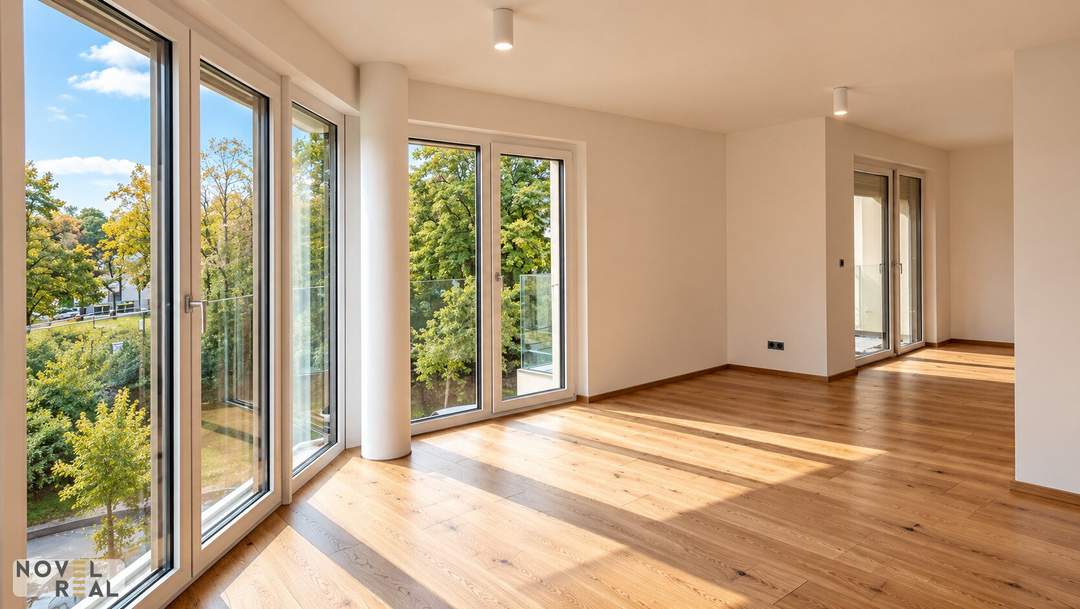 NEU | Exklusive Aktion | Jetzt sichern! | Traumhafte Wohnung mit Loggia und Grünblick in den Park! | Top Lage zwischen Schlingermarkt und SCN