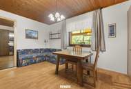 Gartenparadies in einzigartiger Naturlage: Gemütlicher Bungalow mit Wintergarten direkt an der Drau in Lavamünd