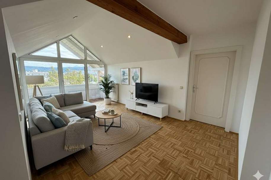 Penthouse-Feeling: Stilvolle 3-Zimmer-Wohnung in Villach zur Miete, Wohnung-miete, 990,00,€, 9500 Villach(Stadt)