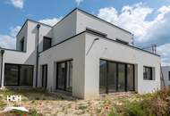 2214 Auersthal Stylisches Einfamilienhaus mit modernem Wohnambiente in Grünruhelage