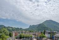 Garçonnière mit Balkon und Gaisberg-/Heubergblick