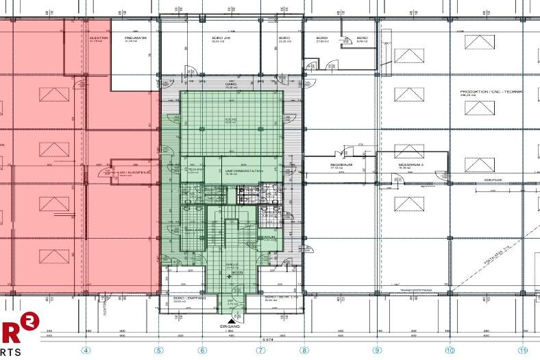 Büro mit ca. 630m² großer Halle zu vermieten I Raaba - Grambach, Gewerbeobjekt-miete, 9.406,98,€, 8074 Graz-Umgebung