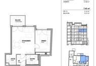 Hofruhelage, 2-Zimmer Wohnung mit Balkon!