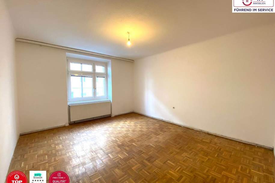 Drei Zimmer Wohnung-Hell-Klar-Altbau, Wohnung-kauf, 275.000,€, 1100 Wien 10., Favoriten