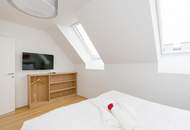 Exklusive Dachgeschosswohnung mit 2 Terrassen nahe Augarten – Ruhelage &amp; Fernblick