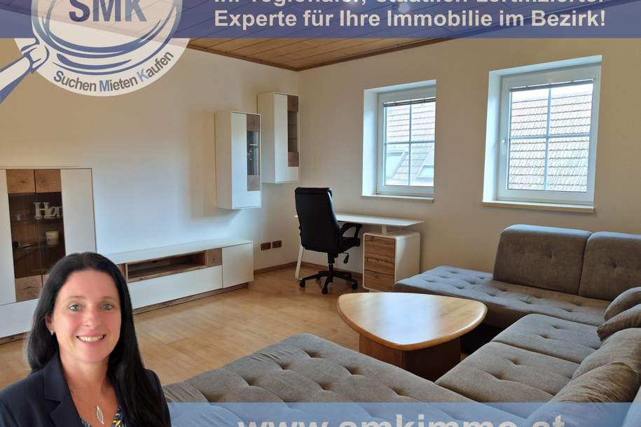 Dachgeschosswohnung - voll möbliert und sofort bezugsbereit!, Wohnung-kauf, 218.000,€, 3610 Krems(Land)