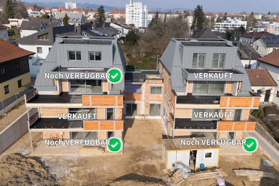 LINZ / FROSCHBERG: NEUBAUPROJEKT - EIGENTUMSWOHNUNG ca. 98,64 m² Wohnfläche, 4 Zimmer + Balkon, inkl. Carportstellplatz, Wohnung-kauf, 739.000,€, 4020 Linz(Stadt)