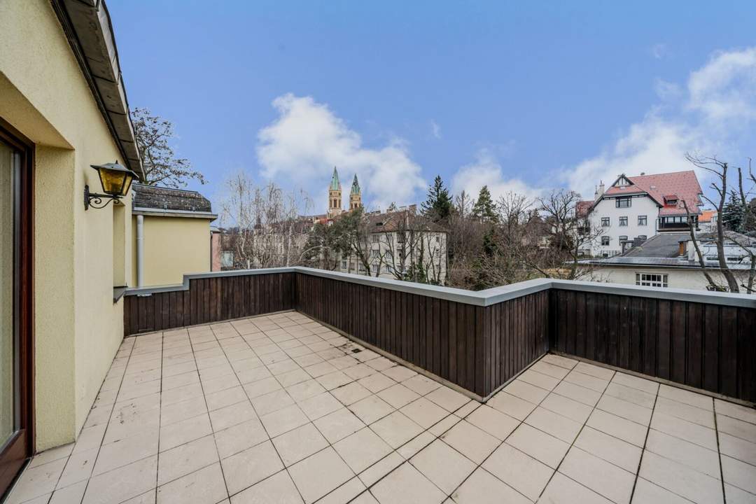 Ein Platz zum Durchatmen – Terrasse &amp; Ruhelage im Villenviertel