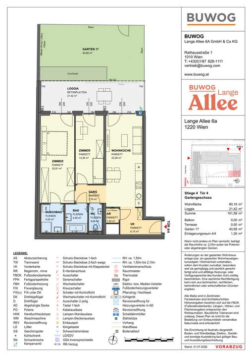Lange Allee 6A - Eigentum in 1220 Wien