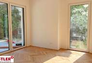 Erstbezug! Hochwertige 2-Zimmer Gartenwohnung in ruhiger Lage - zu verkaufen