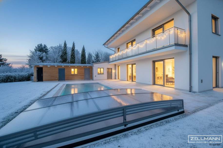 GOLS beim Neusiedler See | ERSTBEZUG | exklusive Villa mit Pool & Sauna & großem Garten | ZELLMANN IMMOBILIEN, Haus-kauf, 1.690.000,€, 7122 Neusiedl am See