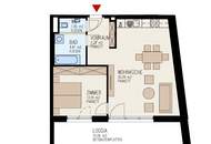 Moderne 2-Zimmer-Wohnung mit großzügiger Loggia und voll ausgestatteter Küche in Linz nähe Wifi zu vermieten! (Top 3)