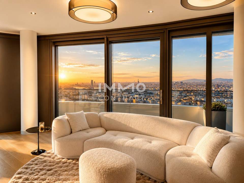 Luxury Residence with breathtaking Skyline Views: DANUBEFLATS Vienna