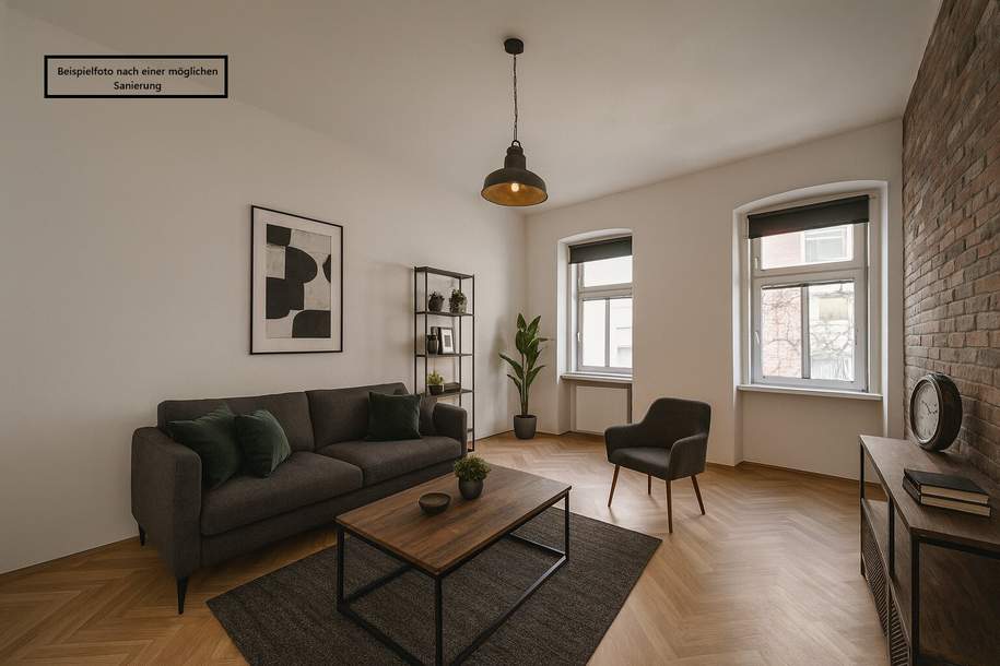 ++NEU++ 1 Zimmer Sanierungsobjekt im Altbau – klein, fein, ausbaufähig!, Wohnung-kauf, 94.890,€, 1160 Wien 16., Ottakring