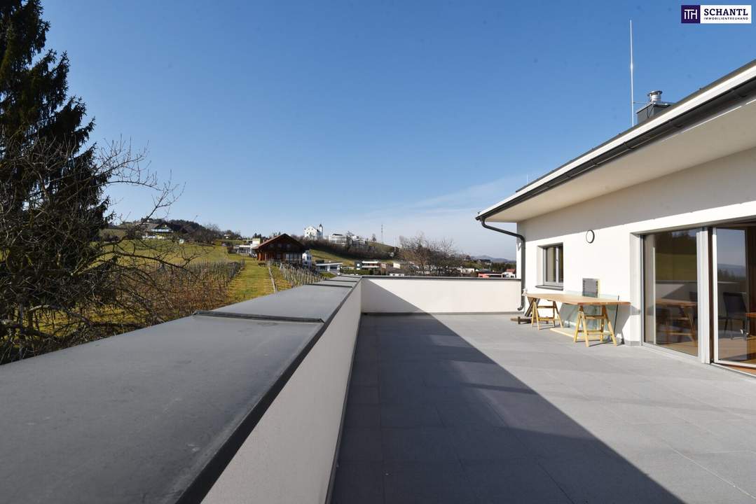Majestätisches Penthouse in den Weinbergen - Ein exklusives Refugium mit unvergleichlichem Panorama - in 8113 Sankt Bartholomä!