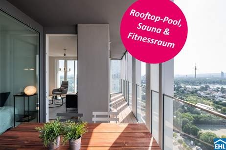 4-Zi.-Erstbezug mit Loggia & Rooftop Wellness | TOWER HOMES im V22, Wohnung-miete, 735,00,€, 1220 Wien 22., Donaustadt