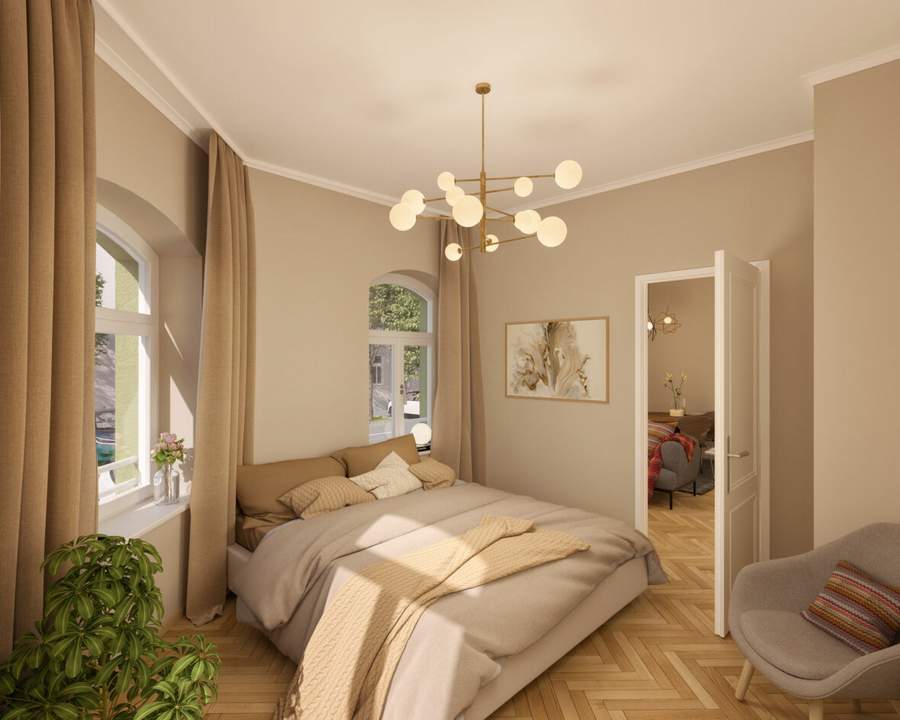 PROVISIONSFREI! T03_ Erstbezug nach Revitalisierung – kompakte 2-Zimmer-Wohnung mit 2,89 m Raumhöhe