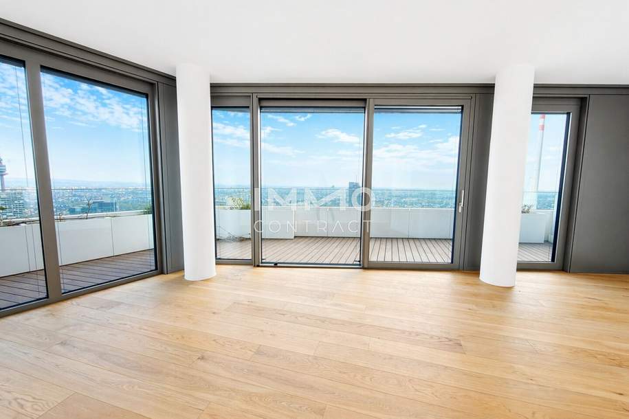 DANUBEFLATS. 40. Etage inkl. 30m2 Balkon - The One And Only, Wohnung-kauf, 799.000,€, 1220 Wien 22., Donaustadt