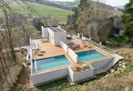 ROHBAU - MODERNES DOPPELHAUS