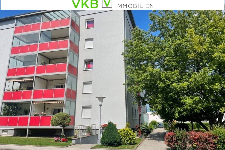 Traumhafte Ruhelage in Enns: Charmante 4-Zimmer-Wohnung mit Loggia und Panoramablick, Wohnung-kauf, 235.000,€, 4470 Linz-Land