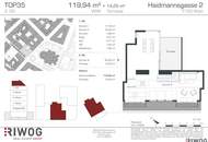 ARCHITEKTUR PUR | großzügige 3-Zimmer Dachterrassenwohnung mit herausragender Raumhöhe