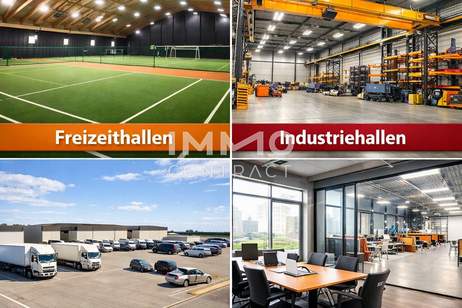 OFF MARKETS I Freizeithallen I Seminar- und Büroflächen I Lagerhallen I Industrie I Gewerbeflächen in optimale Lagen, Gewerbeobjekt-miete, 2000 Korneuburg