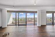 DANUBE PENTHOUSE mit XXL Freifläche Richtung Innenstadt ** 4 Zimmer & 3 Bäder