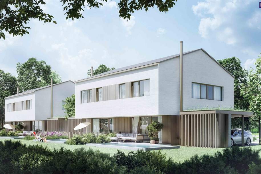 SHARE-DEAL SICHERN! 4 moderne Doppelhaushälften mit großzügigen Gärten und Traumlage am Heideweg, Grund und Boden-kauf, 335.000,€, 8430 Leibnitz