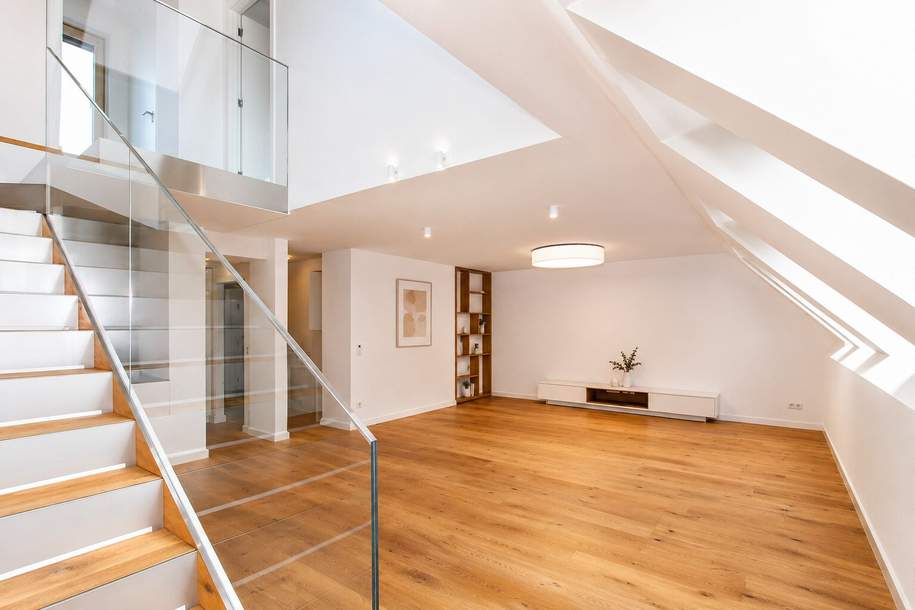 moderne Dachgeschoss Wohnung mit Klimaanlage und Terrasse beim Belvedere, Wohnung-kauf, 999.999,€, 1040 Wien 4., Wieden