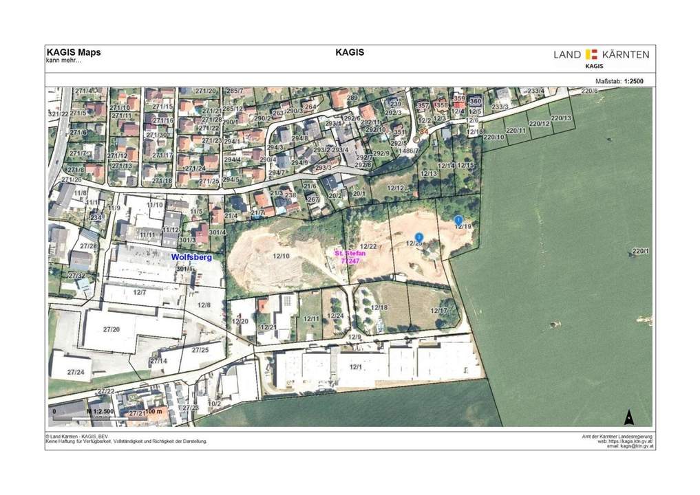 Perfektes Gewerbegrundstück am Gewerbepark in St. Stefan