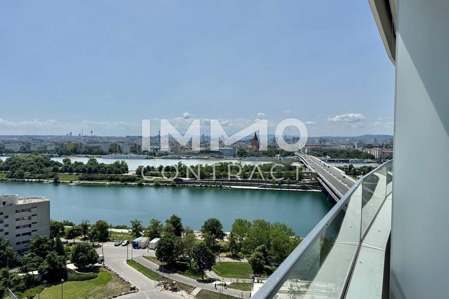 Modernes Studio mit Cityblick (Neue Donau) Gym, Pool, Supermarkt im Haus, Wohnung-kauf, 394.900,€, 1220 Wien 22., Donaustadt