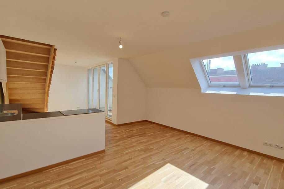 Smart Living! Dachgeschosstraum mit perfekter Anbindung!, Wohnung-kauf, 496.000,€, 1140 Wien 14., Penzing