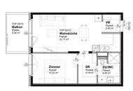 Koloniestraße beim FAC-Platz: Neubauwohnung mit Dusche und großem Balkon!!!