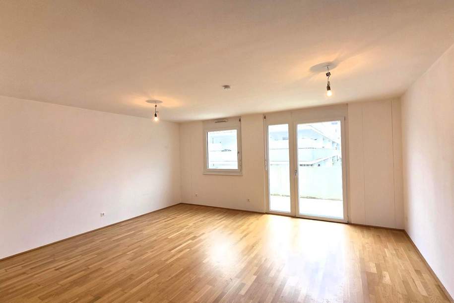 3-Zimmer Gartenwohnung + Deckenkühlung + Nähe Simmeringer Bad + AB SOFORT!, Wohnung-miete, 1.499,00,€, 1110 Wien 22., Donaustadt