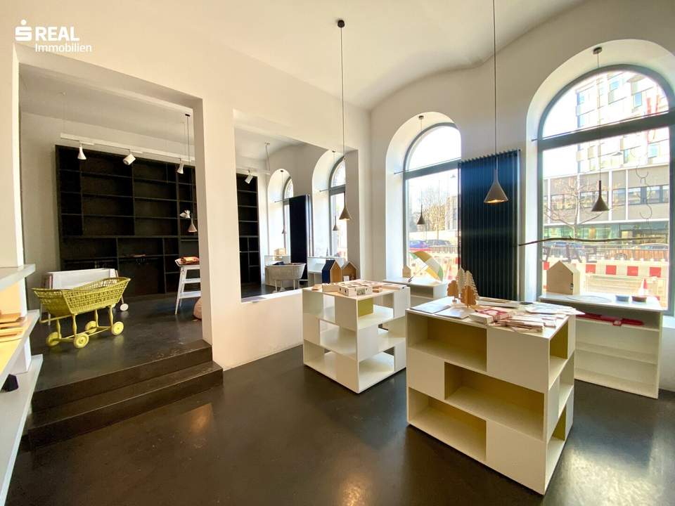 Lokalflächen mit Garagenbox für 2 PKW