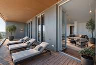 SENSATIONELLER BLICK über den GRÜNEN PRATER vom 26. Stock (oberste Wohnetage)! Roof-Top-Pool + Fitness + Concierge-Service + Garage