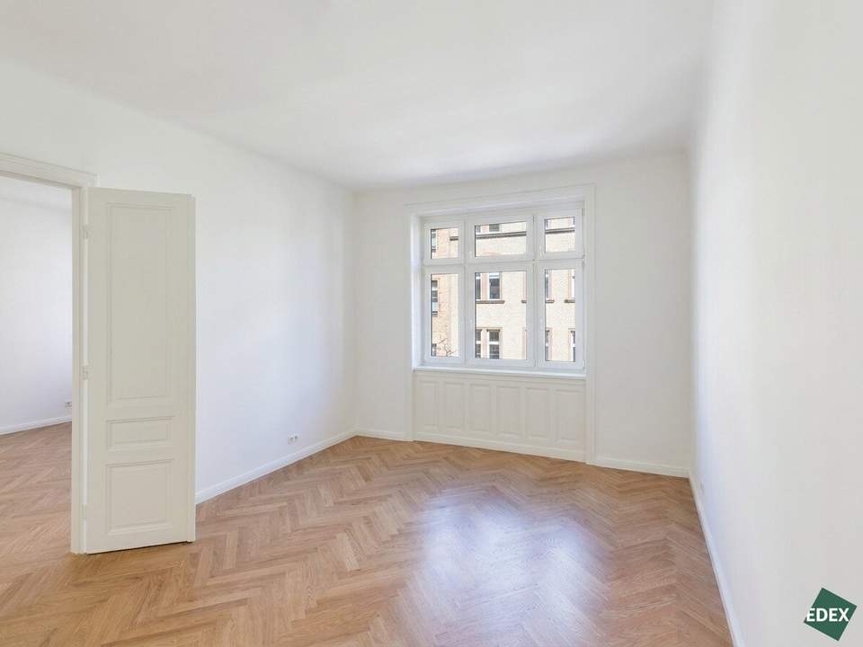 Schöner 3-Zimmer-Altbau nahe Prater: Erstbezug mit Balkonpotenzial