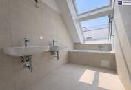 OPEN HOUSE 27.2.! Premium-Wohnen über den Dächern: Stilvolle Neubauwohnung mit Masterbedroom, Ankleide, Bad mit Fenster und großer Dachterrasse!