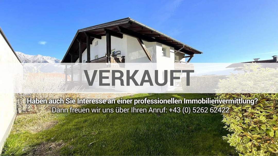 Für Sonnenliebhaber & Gartenfreunde: 3-Zimmer-Wohnung in Götzens