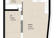 **ab 01.07.** Praktisch geschnittene Single- oder Pärchenwohnung im 1. Stock an der Schönbrunner Straße