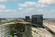 WHAT A VIEW! Moderne, möblierte Terrassenwohnung am Hauptbahnhof