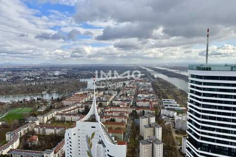 44. Etage - U1 Donauinsel: Wohnen am Wasser - DC2 Tower, Wohnung-miete, 1.100,00,€, 1220 Wien 22., Donaustadt