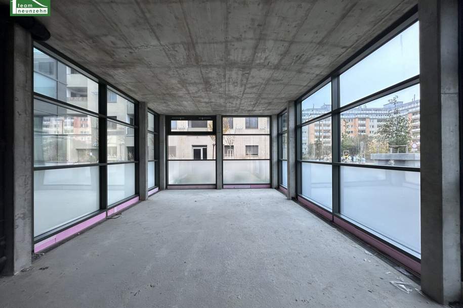 Wir bieten den perfekten Gewerbestandort - im Herzen eines Neubauviertels zwischen Breitenleer Straße und U1 Kagraner Platz, Gewerbeobjekt-miete, 4.312,50,€, 1220 Wien 22., Donaustadt