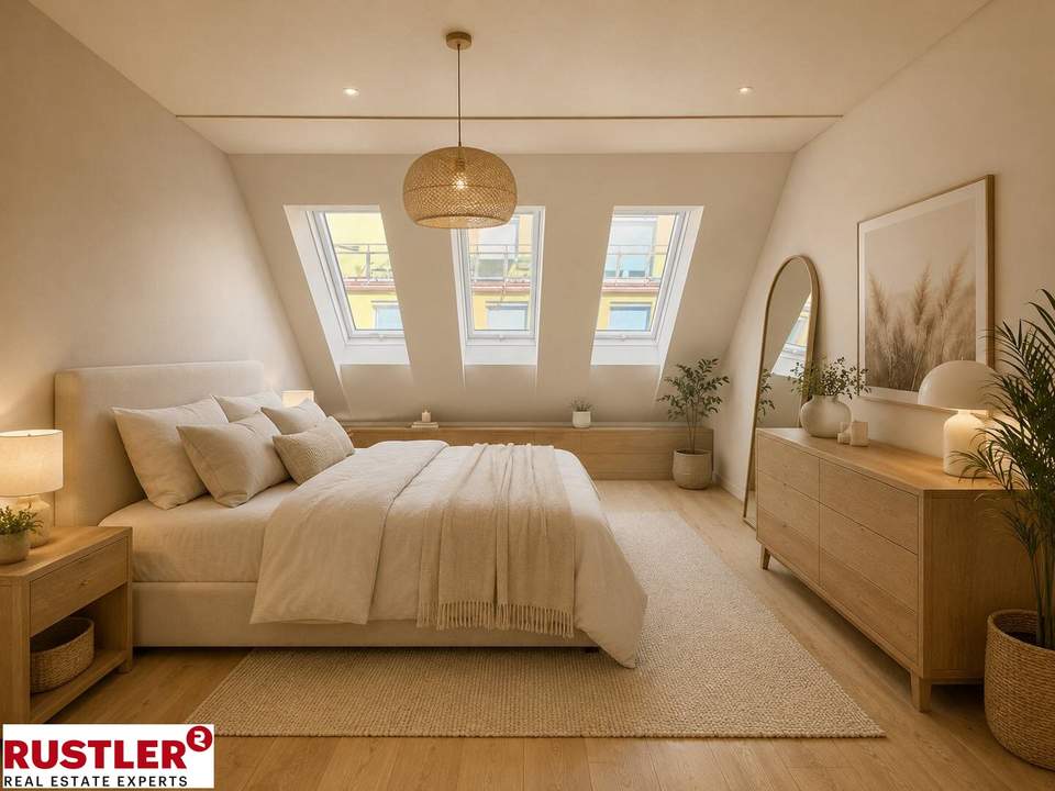 Erstbezug! Dachgeschosswohnung in bester Lage nähe Kutschkermarkt