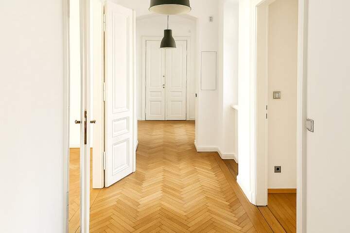 Klassisch. Wienerisch. Wunderschön. Ein Zuhause mit Charakter! Klassische Altbauwohnung in der Barawitzkagasse in kompletter Hoflage + Flügeltüren + Grünblick!, Wohnung-miete, 1.342,00,€, 1190 Wien 19., Döbling