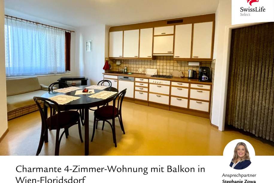 Großzügige Wohnung mit Balkon & Potential zur Wohnküche | INKLUSIVE EINRICHTUNG, Wohnung-kauf, 355.000,€, 1210 Wien 21., Floridsdorf