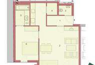 Attraktive 2-Zimmer Wohnung mit ensuite-Bad und Abstellraum in der Gassergasse